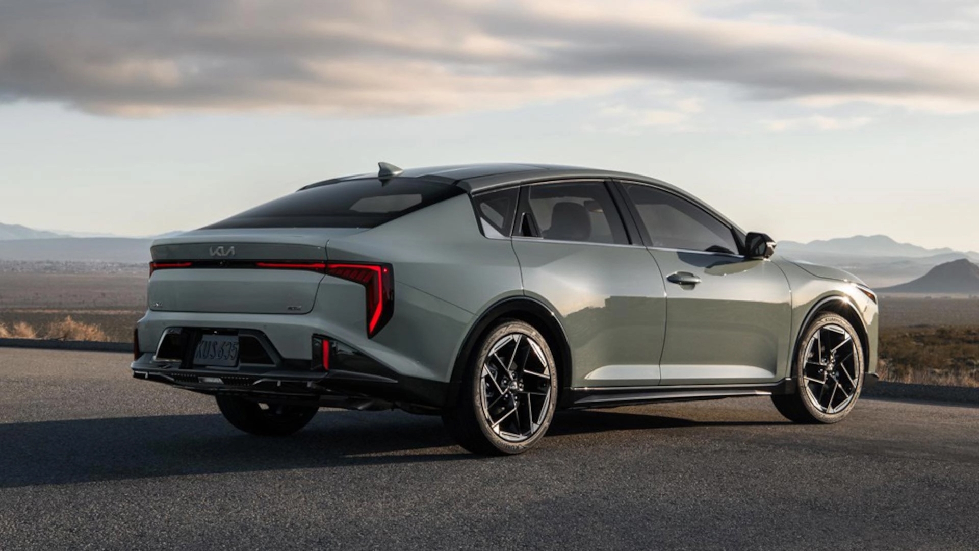 Vu arrière de la KIA K4 2026